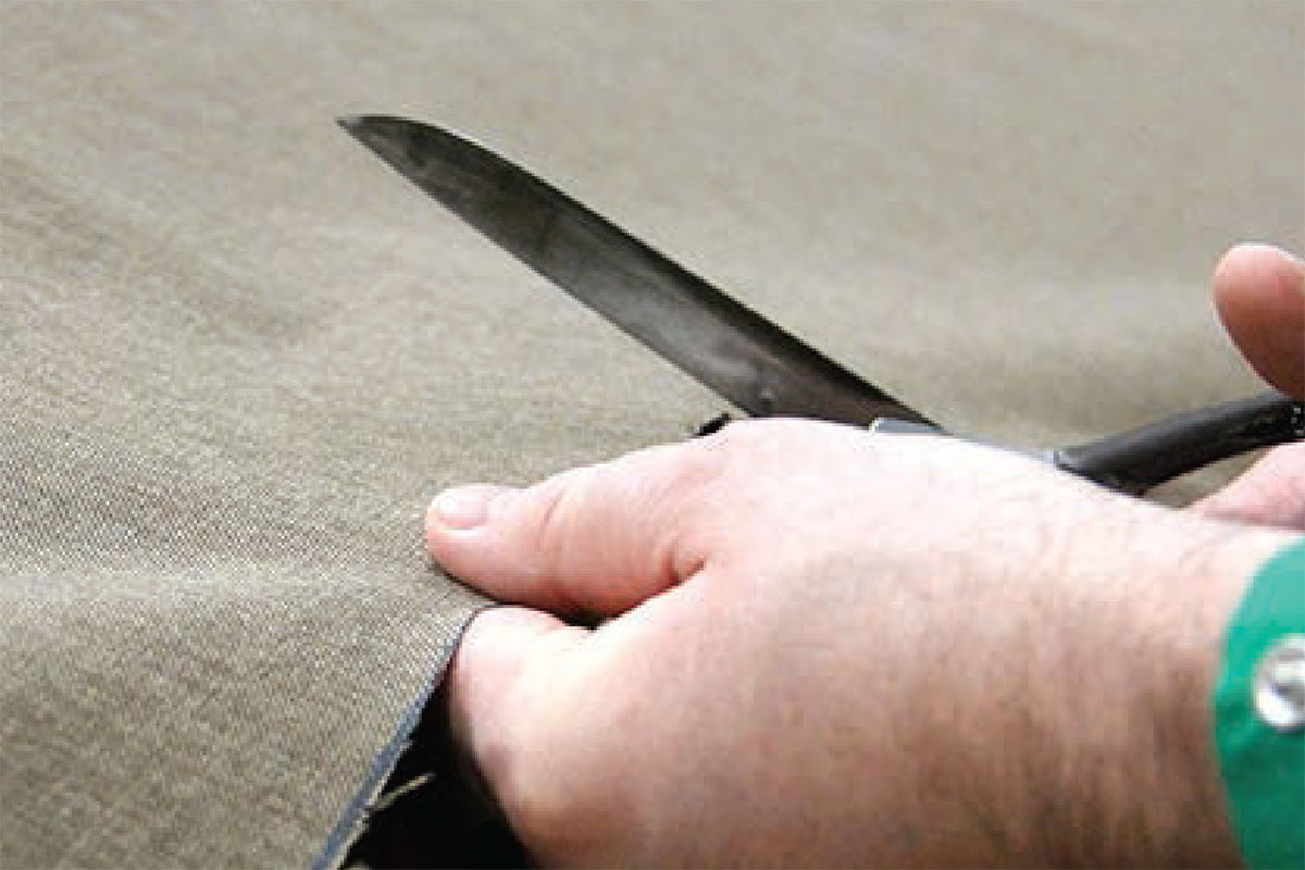 Cut fabric