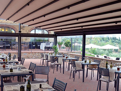 Gazebo modulare a telone unico